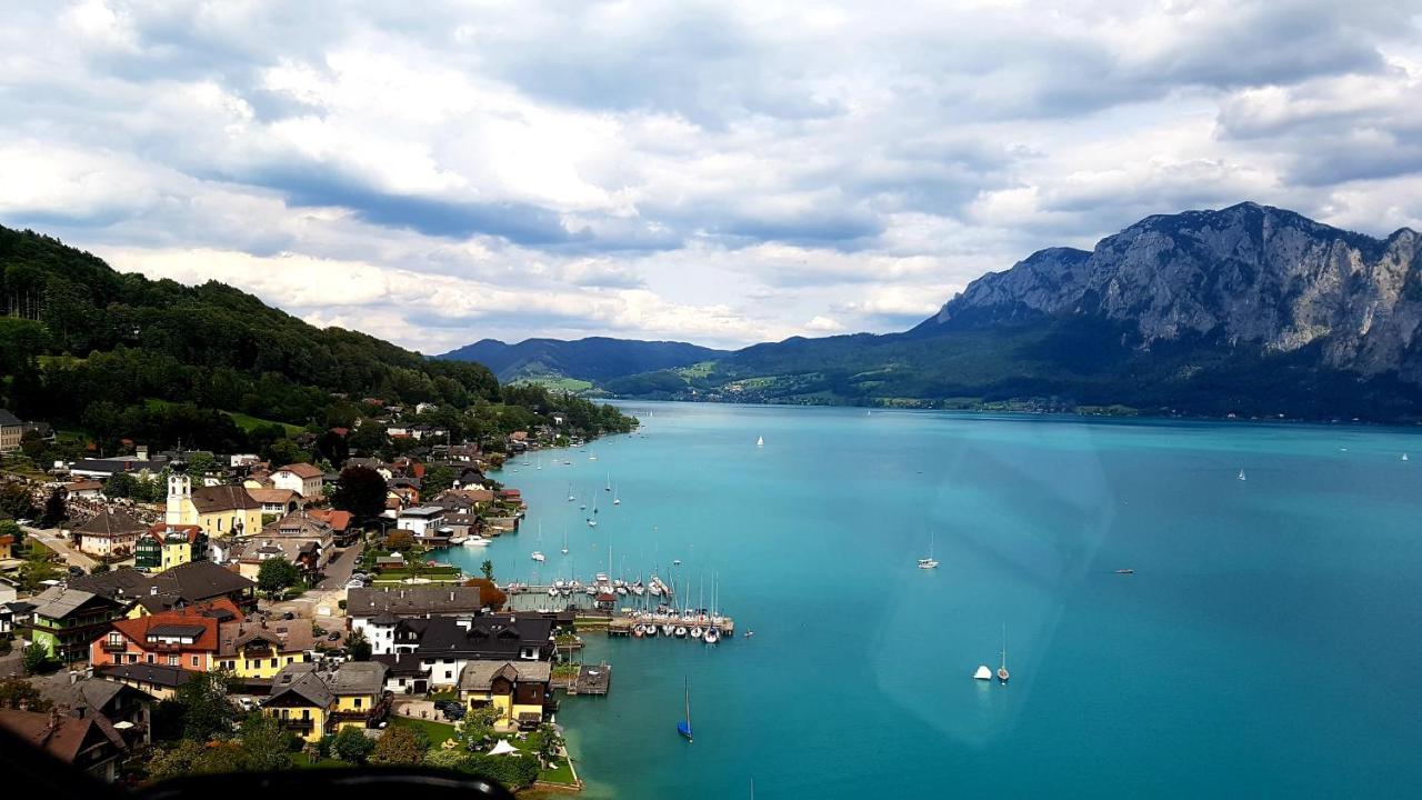 Apartment Loindl Unterach am Attersee Bagian luar foto