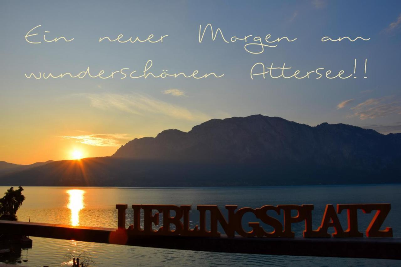 Apartment Loindl Unterach am Attersee Bagian luar foto
