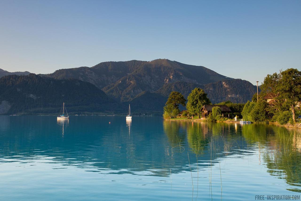 Apartment Loindl Unterach am Attersee Bagian luar foto